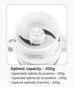 Picadora Haeger Origin 500W - Capacitate 200g, Cutit Inox, Piese Antiderapante - Img 5