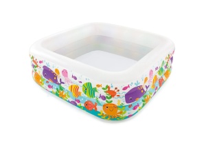 Piscina Gonflabila Intex 57471NP, 159x159x50 cm, Vinil Multicolor