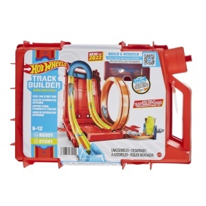 Pista de curse Hot Wheels cu canistra de benzina, set de accesorii, pentru copii 6
