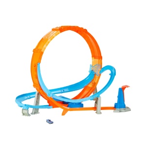 Pista de curse Hot Wheels HCB00 Riesen Looping 70 cm cu vehicul inclus - Img 3