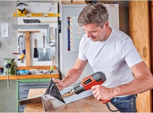 Pistol de aer cald Einhell TE-HA 2000 E 2000 W 50-550degC Accesorii incluse - Img 6