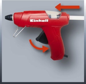 Pistol de lipit Einhell TC-GG 30 avans mecanic maner ergonomic accesorii incluse - Img 4