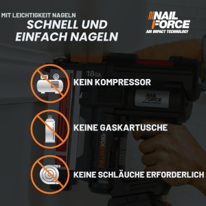 Pistol de unghii WORX WX842.9 18GA, 20V, fara acumulator si incarcator - Img 3