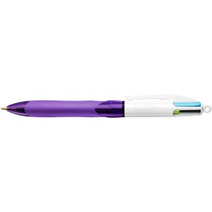 Pix BIC 4 Culori Grip Fun, 0.4 mm, 4 nuante pastelate, design ergonomic - Img 4