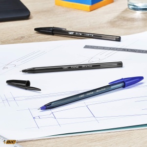 Pix BIC Cristal Exact 0,3 mm - Culoare Rosie, 20 Bucati - Img 5