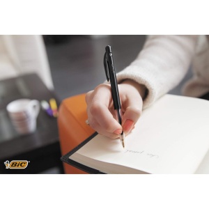 Pix BIC M10, 0.4 mm, negru, cu clip, cutie 50 bucati - Img 5
