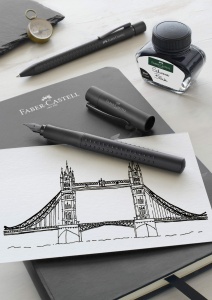 Pix Faber-Castell Grip Edition, Negru, Cu Clip din Otel, Feder F - Img 3
