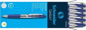 Pix gel Schneider Gelion Plus, 10 bucati, culoare albastra, mina schimbabila, 0.7 mm - Img 4