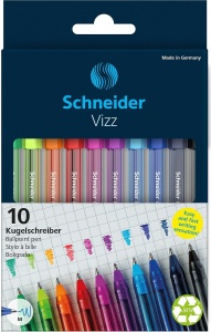 Pixuri Schneider Vizz, 10 bucati, culori diverse, tehnologie Gelco - Img 5