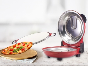 Pizzaofen BEPER P101CUD300 Electric 400degC 31cm Placa Detasabila - Img 8
