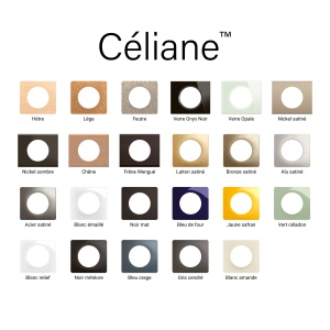 Placa de Acoperire Legrand Celiane-Platte pentru Priza si Intrerupator - 1 Fach, Culoare Metalizata - Img 4