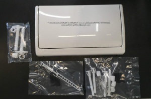 Placa de activare WC GROHE Classic, 33cm x 19cm, alpin alb, ABS - Img 2