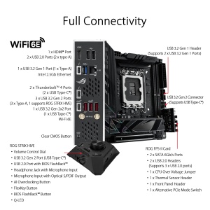 Placa de baza ASUS ROG Strix Z790-I Gaming WiFi, Mini-ITX, DDR5, PCIe 5.0 - Img 5