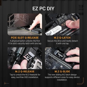 Placa de baza ASUS TUF Gaming Z890-PLUS WiFi, Intel LGA 1851, pentru PC-uri AI - Img 7