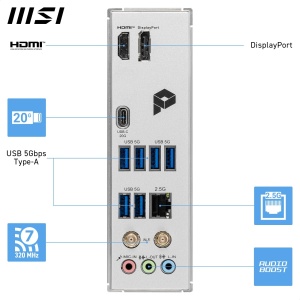 Placa de baza MSI PRO Z890-S WIFI6E, ATX, LGA 1851, PCIe 5.0, DDR5 - Img 6