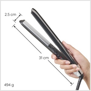 Placa de indreptat parul BaByliss Midnight Shine ST590E, titan-ceramica, 13 trepte temperatura - Img 8