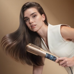 Placa de par Cecotec AirLisse 2in1 ForceDry 1000W, culoare Champagne - Img 9