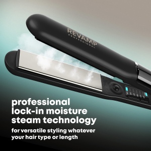 Placa de par Revamp Steam Care, ceramica, 3 setari de temperatura, abur - Img 2