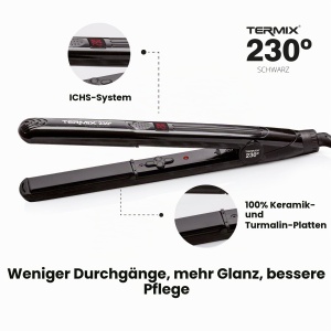 Placa de par Termix 230, neagra, cu control digital al temperaturii, 50W - Img 2