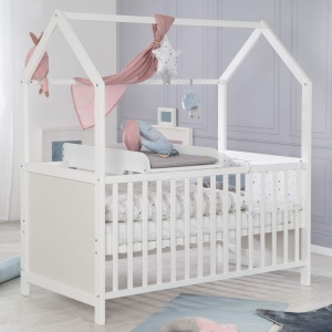 Placa de schimbare roba Style - Placa pentru pat copii 49x82 cm, alba, inclusa cu saltea moale - Img 3