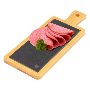 Placa servire Westmark Tapas Friends bambus si ardezie 23x9 cm maro deschisanthracit - Img 4