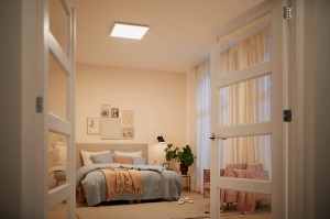 Plafoniera LED tactila Philips Scene Switch, reglabila, alb, 36W, lumina alba calda (2700K) - Img 3