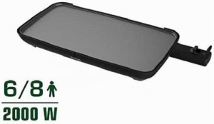 Plancha electrica Tefal CB501812 Malaga, negru, pentru 8 persoane - Img 7