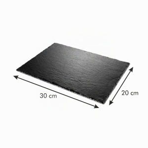 Platou Servire Tescoma GrandCHEF 30 x 20 cm, Negru, Din Naturschiefer - Img 4