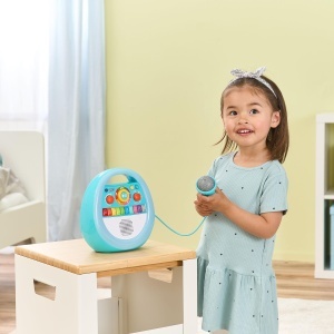 Player muzical portabil VTech Baby cu microfon, 40 melodii, 5 moduri de joc - Img 4