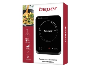 Plita cu inductie Beper BF.700, 2000W, 10 trepte de putere, Timer programabil - Img 9