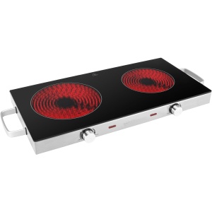 Plita dubla infrarosu ProfiCook PC-DKP 1211, 2800 W, sticla ceramica