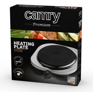 Plita electrica Camry cu 1500W, neagra si argintie - Img 7