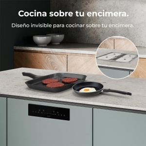 Plita inductie Cecotec Bolero Squad I 4300, 7200 W, FullFlex, 60 cm, Control Slider, Timer - Img 3