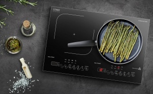 Plita Inductie Dubla CASO Pro Gourmet 3500, 3500W, 60-240C, Design Modern - Img 6