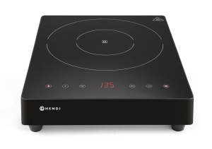 Plita Inductie HENDI, 3500W, 60-240C, pentru tigai cu diametru 140-280mm, negru