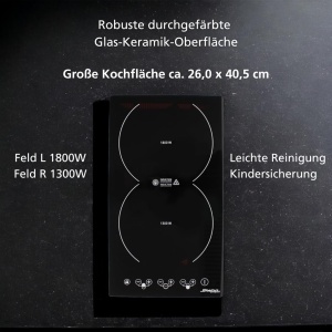 Plita Inductie Steba IK 200, 3100W, 8 Trepte Putere, Negru - Img 4