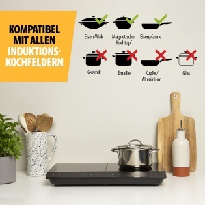 Plita Inductie Tristar IK-6162, 3500 W, 2 Zone, Negru - Img 6