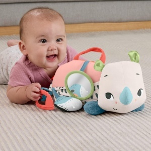Plus Nashorn pentru Neugebore de la Fisher-Price, Activitati senzoriale, 0 luni - Img 2