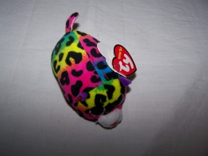 Plusat Glubschis TY 42163 - Leopard Jelly, 10 cm, cu ochi stralucitori - Img 7