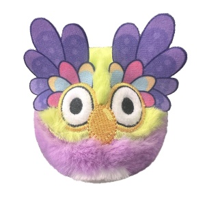 Plush Bouncing Toy TY Beanie Bouncers Chattermax, 9 cm, Albastru