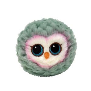 Plush Bouncing Toy TY Beanie Bouncers Eula, 9 cm, Culoare Gri