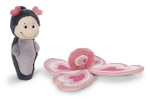Plush Toy NICI Love Fluture 21cm in Cutie Cadou - roz - Jucarie Moale pentru Copii si Adulti - Img 4