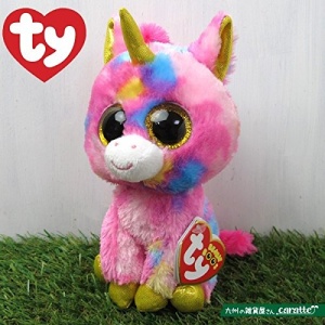 Plush Unicorn Carletto Ty 36158 - Beanie Boos, Culoare Roz, Mic - Img 2