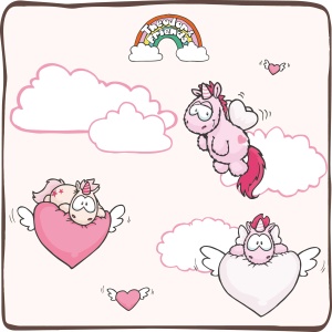 Plush Unicorn NICI Pink Harmony 22 cm Jucarie de plus pentru copii, roz - Img 2