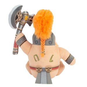 Plush Warhammer Fyreslayer TOMY, Figurina Duardin, Axa de Foc, 30 cm - Img 3