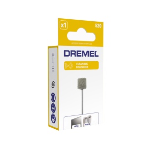 Polierrad Dremel 520 cu 1 Polierrad 13mm pentru Curatare si Polizare - Img 5