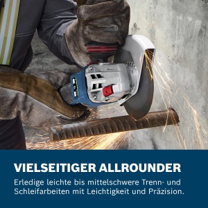 Polizor unghiular Bosch Professional GWS 18V-11, 125 mm, 1100 W - Img 3