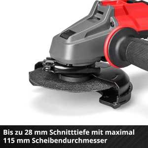 Polizor unghiular Einhell AXXIO 18115 Brushless 700W O115mm Softstart - Img 8