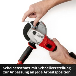 Polizor unghiular profesional cu acumulator Einhell AXXIO 18/125 Power X-Change (18 V, 700 W, disc O 125 mm, adancime de taiere 33 mm, fara perii, pornire usoara, fara disc, fara baterie) - Img 8