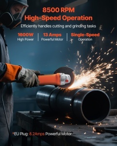 Polizor unghiular VEVOR LW0205, 1700W, 8500 RPM, 7 inch - Img 2